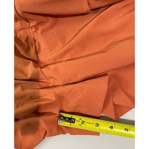 Athleta Womens Sleeveless Rust Orange Romper Size 14 - Picture 12 of 15